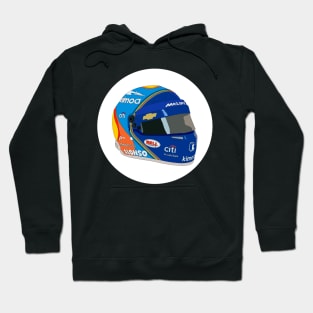 Fernando Alonso's helmet Hoodie